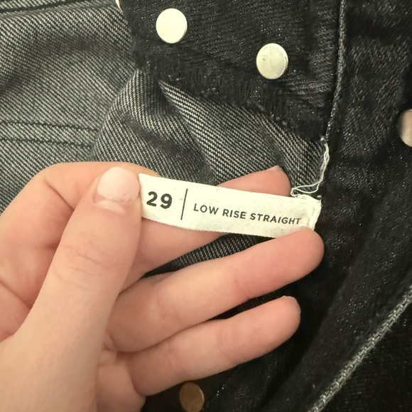 PacSun Black Low Rise Straight Jeans - Picture 7 of 7